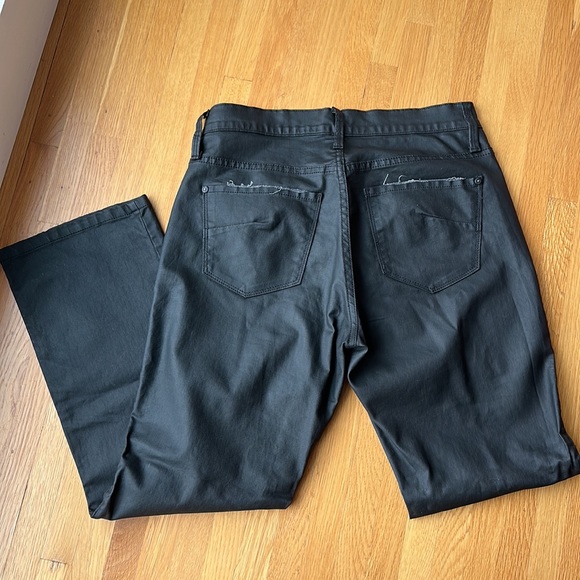 James jeans Ankle Straight faux leather pants size 29 - Picture 5 of 8